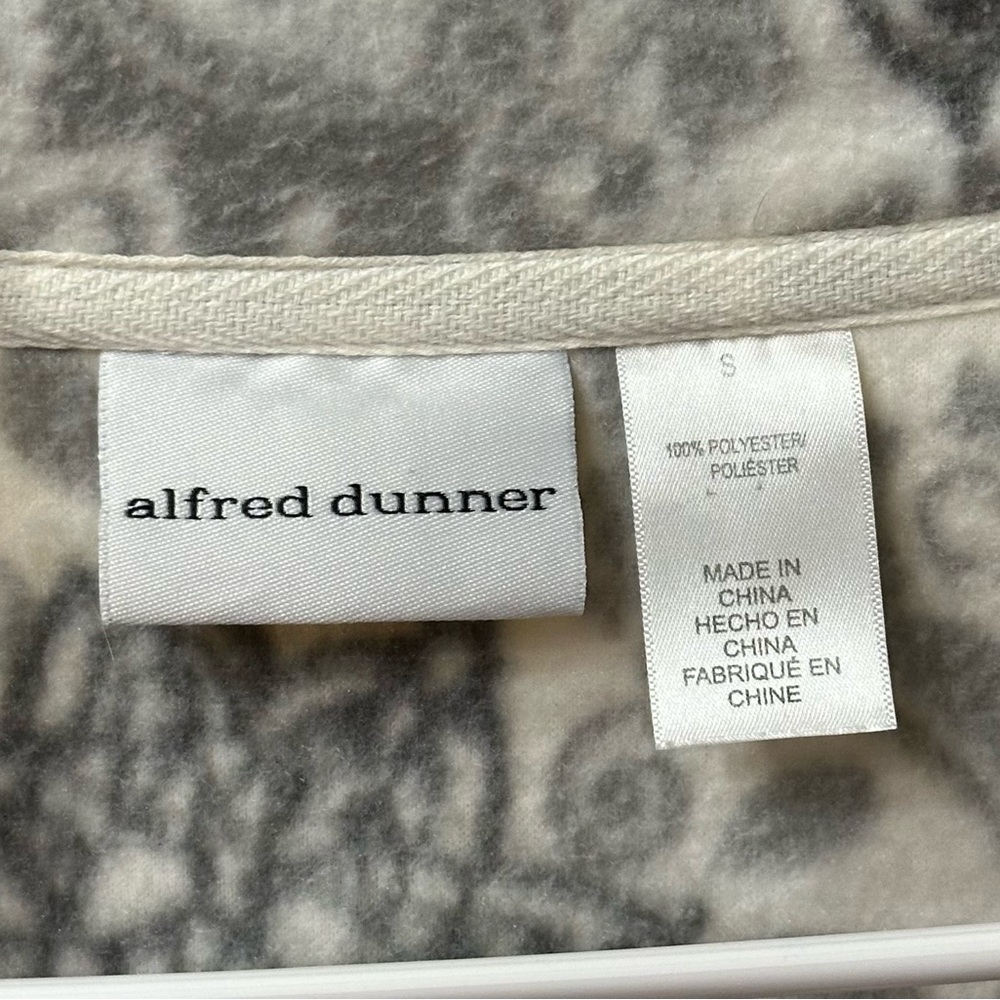 Alfred Dunner Gray Patterned Jacket - image 5